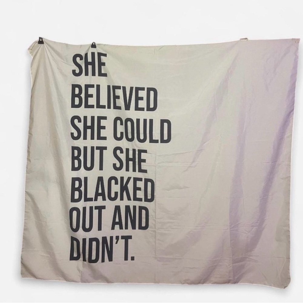 “She Believed She Could…” Tapestry